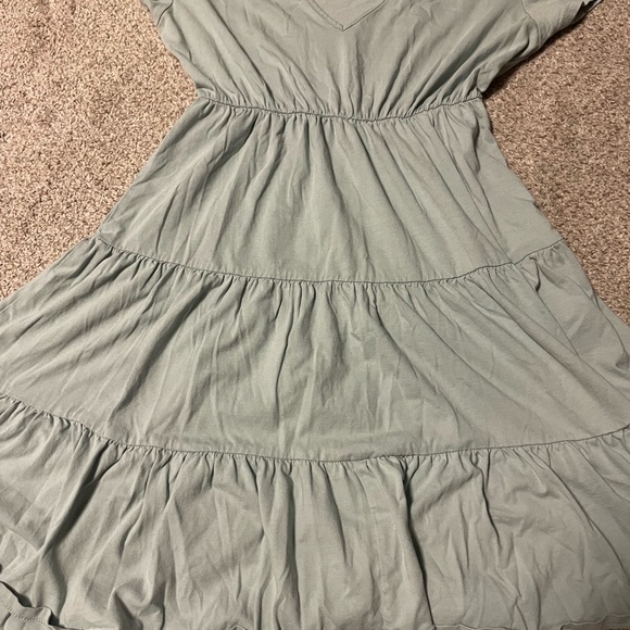 Green Tired Baby Doll Dress Wild Fable - Picture 7 of 10